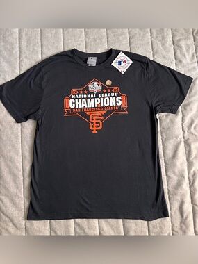 NEW San Francisco Giants 2012 World Series National League T-shirt Men’s L Black